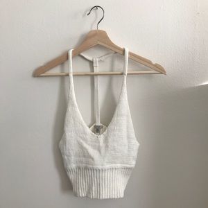 Ecoté Woven Cropped Tank, NWOT